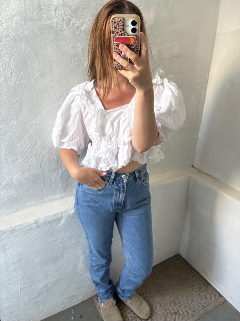 Beautiful ruffled smocked blouse - Picture 9 of 14